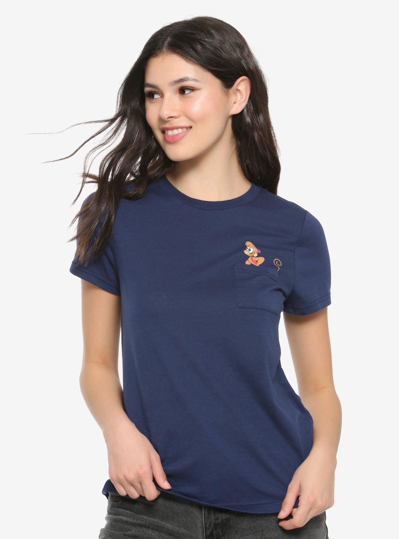 Her Universe Disney Aladdin Abu Women's T-Shirt - BoxLunch Exclusive, BLUE, hi-res