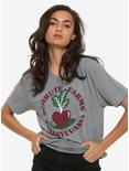 The Office Schrute Farms Womens T-Shirt - BoxLunch Exclusive, GREY, hi-res