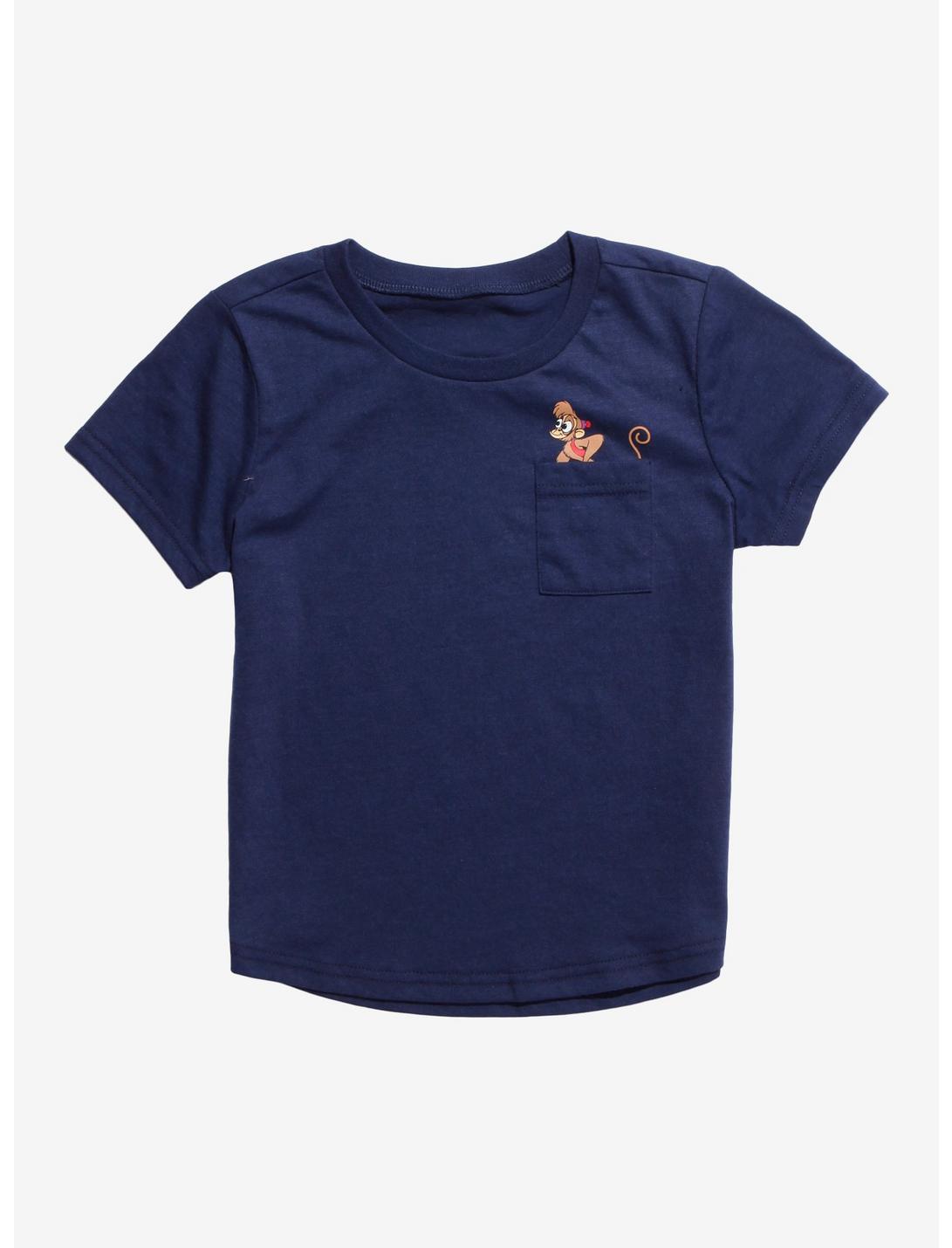 Her Universe Disney Aladdin Abu Pocket Toddler T-Shirt - BoxLunch Exclusive, BLUE, hi-res