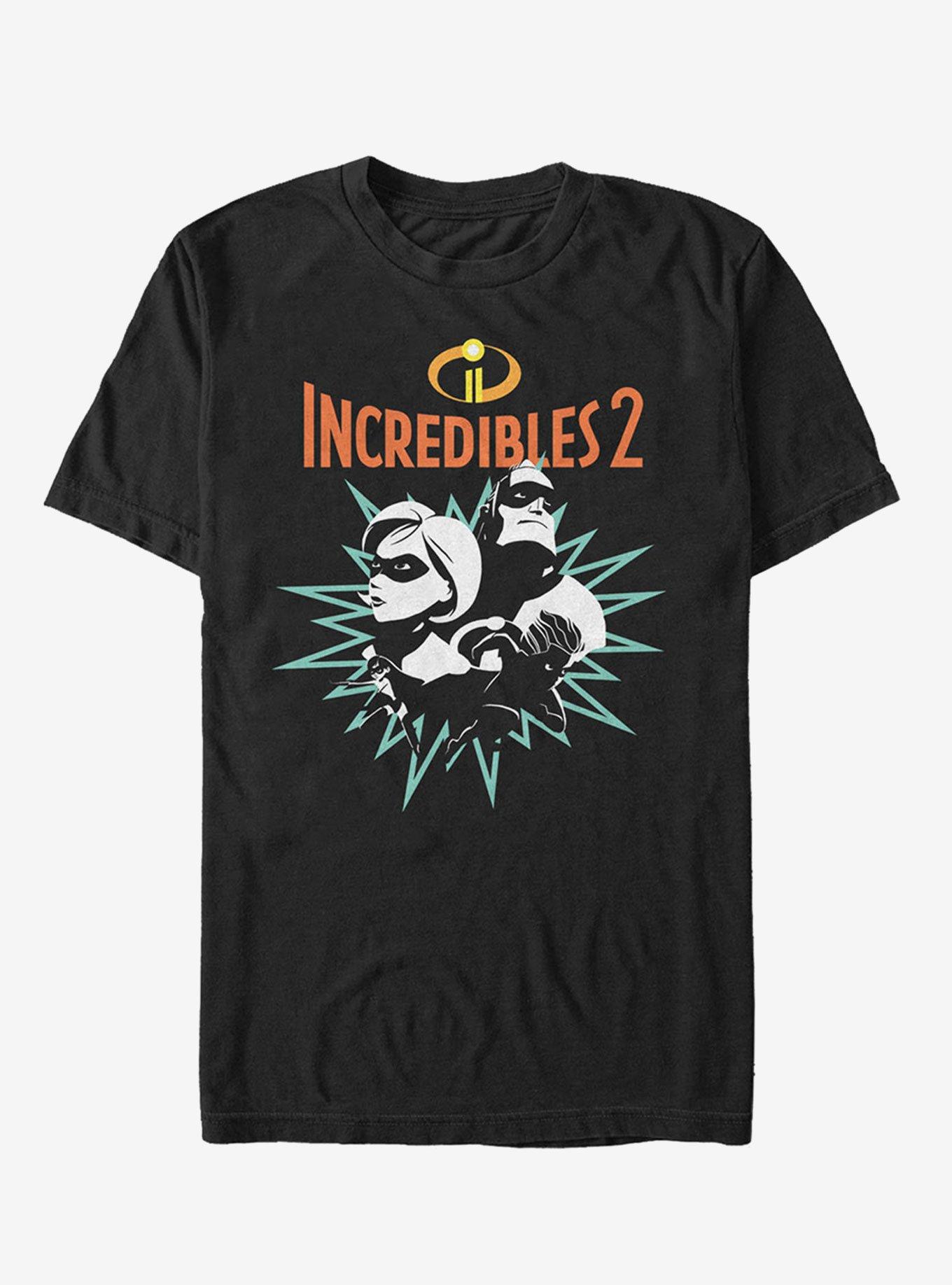 Disney Pixar The Incredibles Heroic Parents T-Shirt, , hi-res