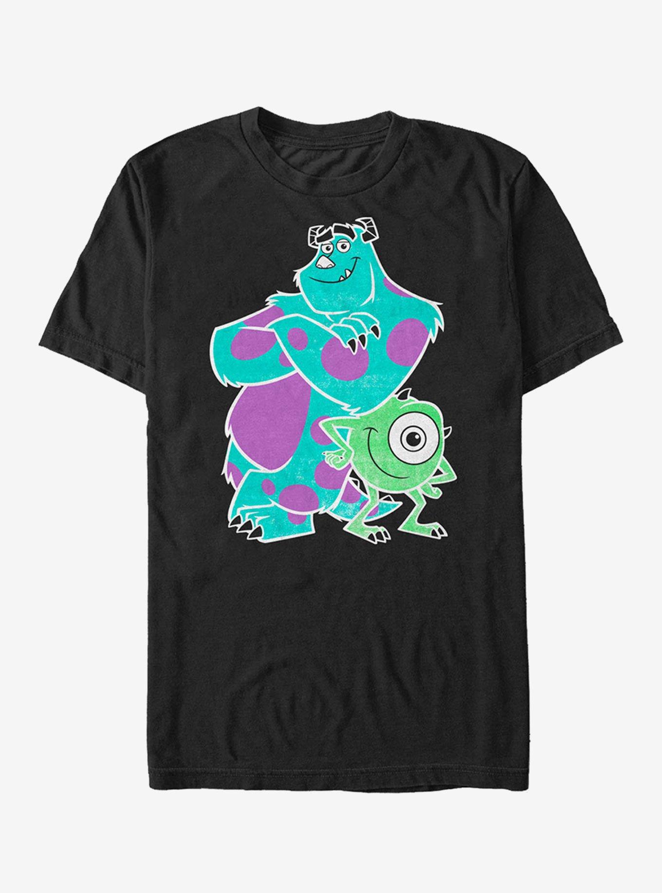 Disney Pixar Monsters Inc Sulley Mike Buds T-Shirt - BLACK | Hot Topic