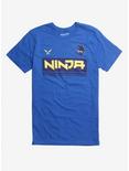Ninja Logo T-shirt, BLUE, hi-res