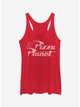 Disney Pixar Toy Story Pizza Planet Logo Girls Tank Top, RED HTR, hi-res