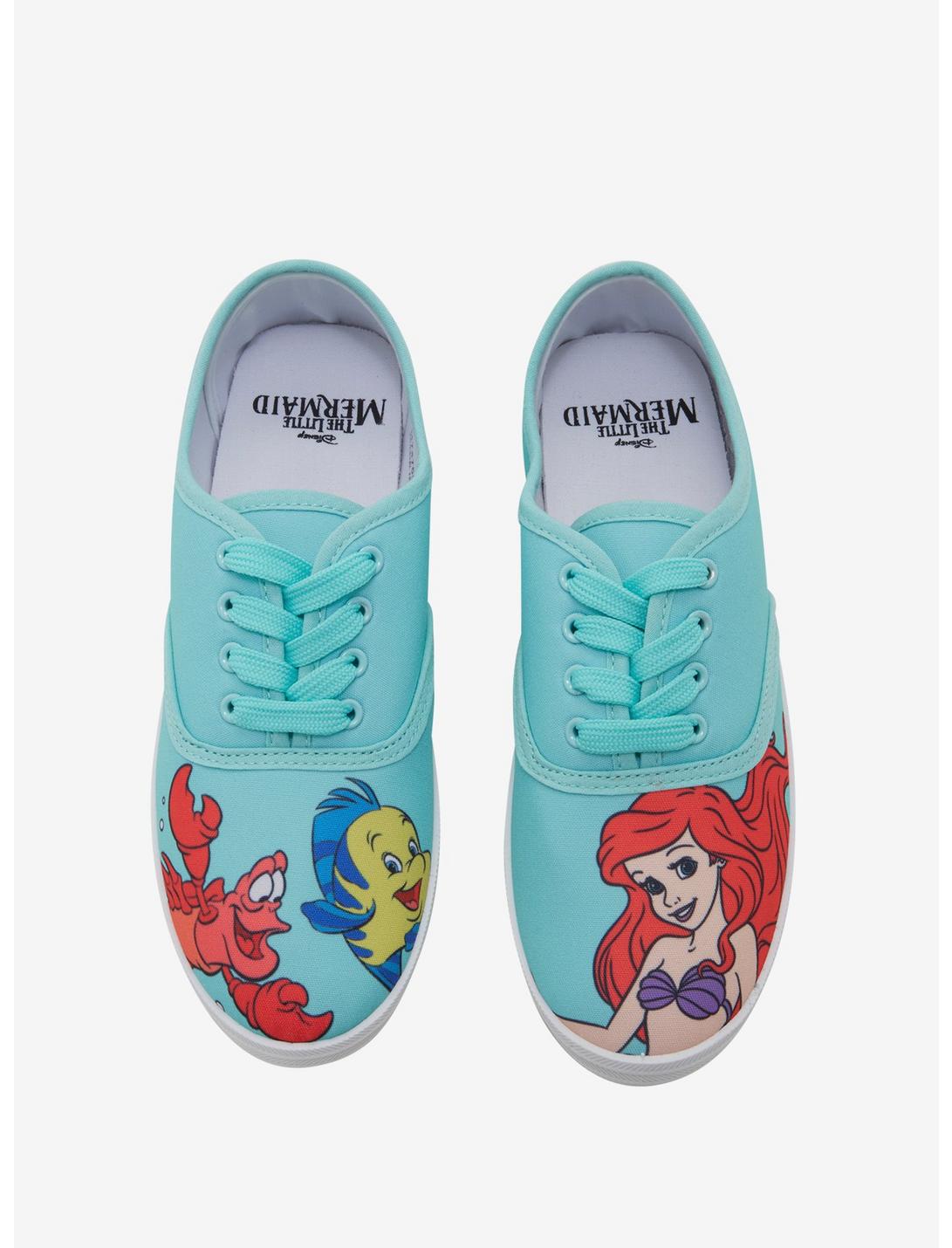 Disney The Little Mermaid Ariel Lace-Up Sneakers, MINT, hi-res