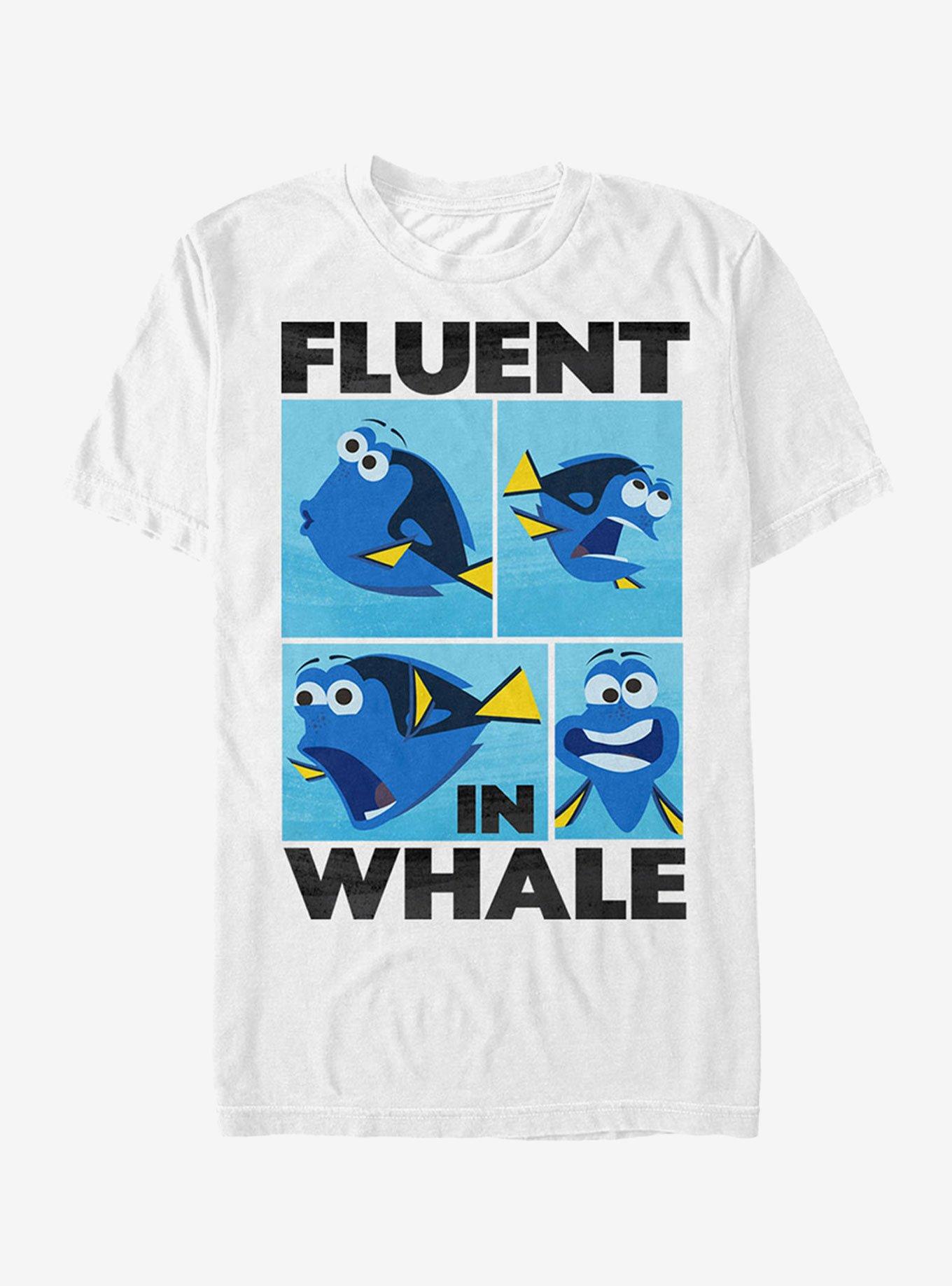 Disney Pixar Finding Dory Fluent in Whale T-Shirt, WHITE, hi-res