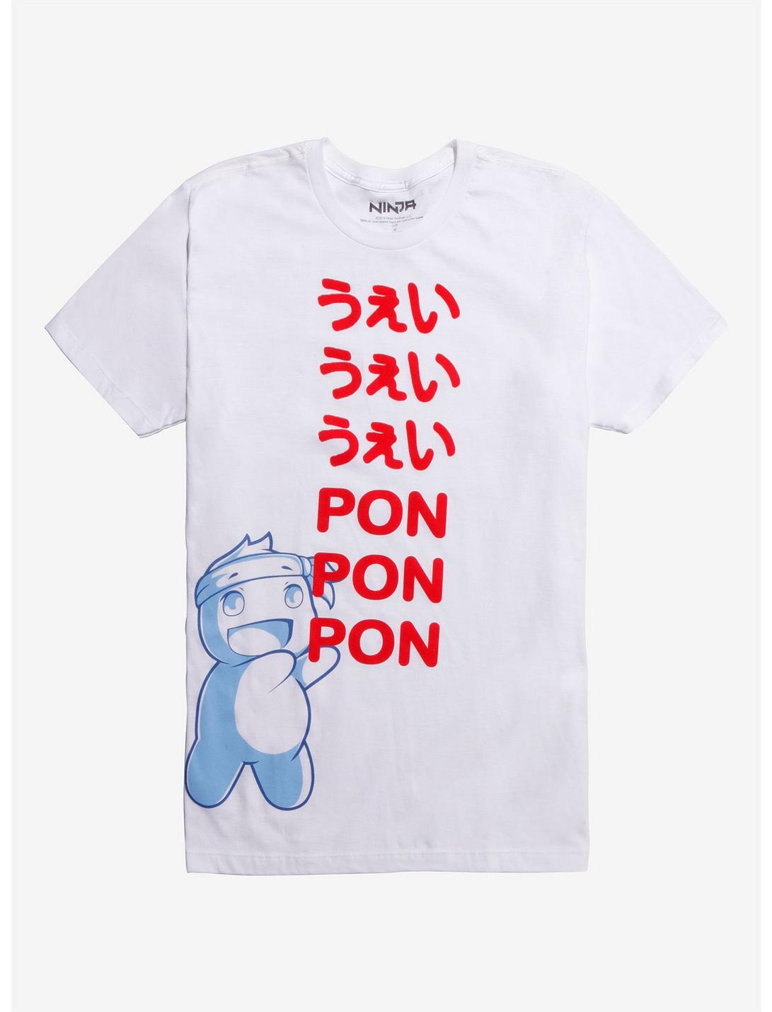 Ninja PON PON PON T-Shirt, BLACK, hi-res