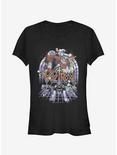 Voltron Retro Robot Lions Girls T-Shirt, BLACK, hi-res