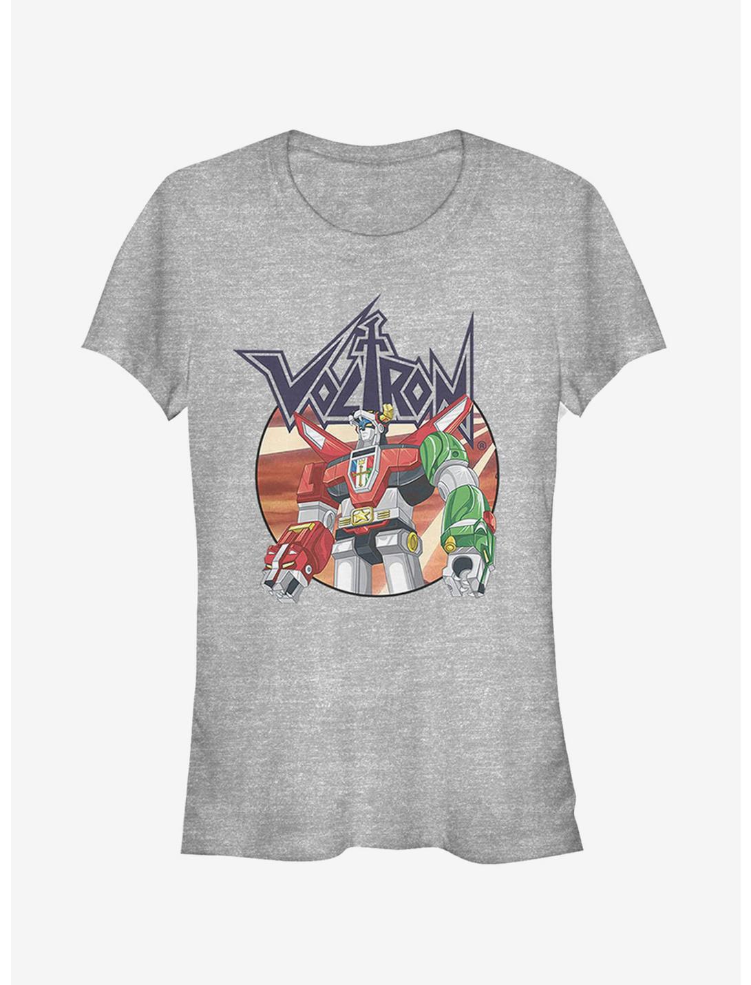 Voltron Robot Circle Girls T-Shirt, ATH HTR, hi-res