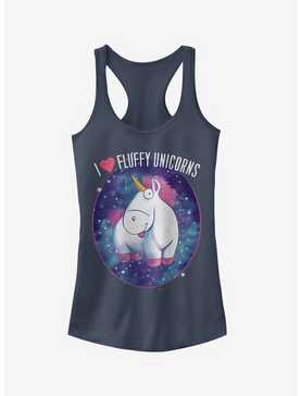 Minion Love Fluffy Unicorns Girls Tank Top, , hi-res