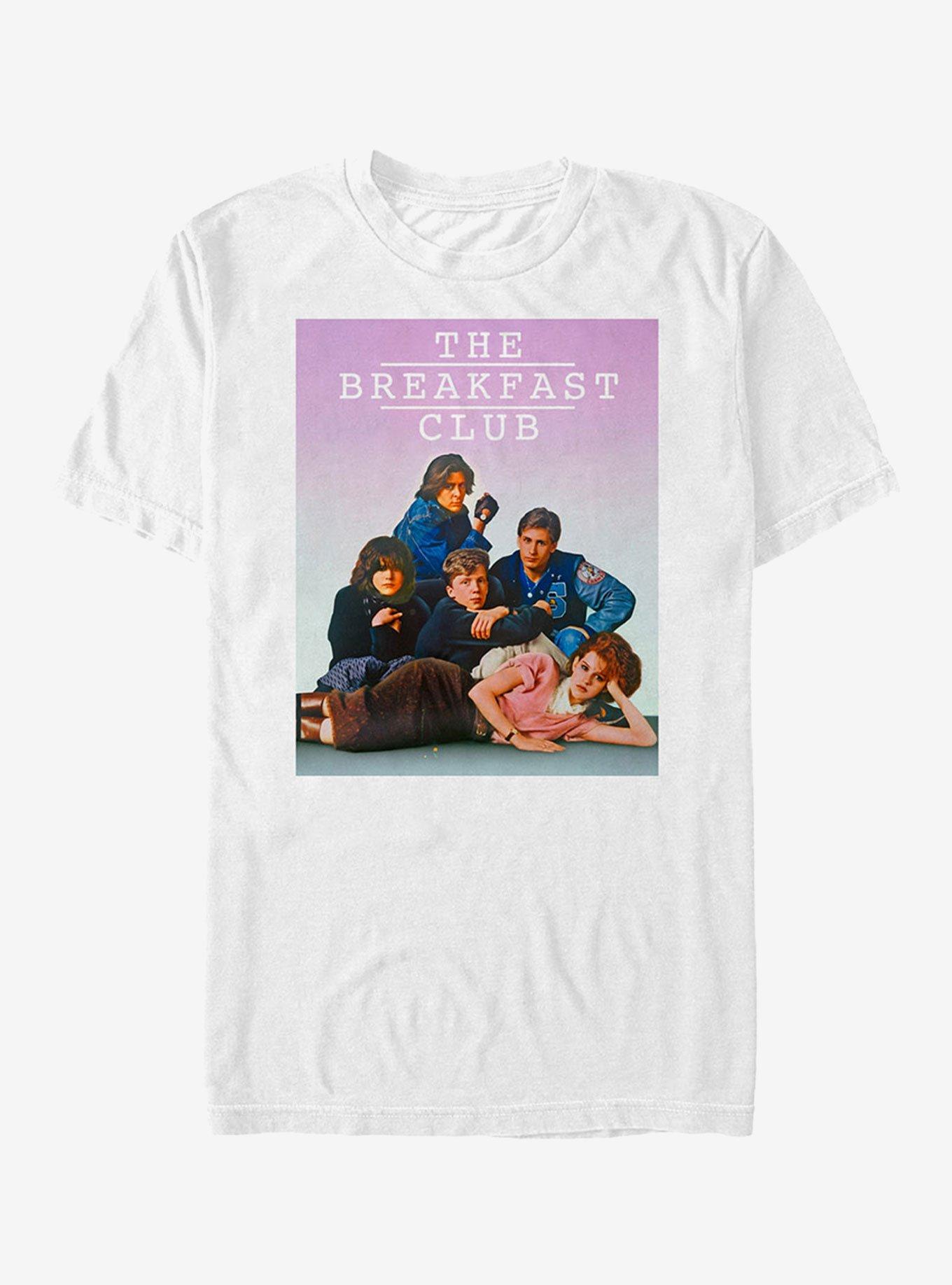 The Breakfast Club Iconic Detention Pose T-Shirt, WHITE, hi-res