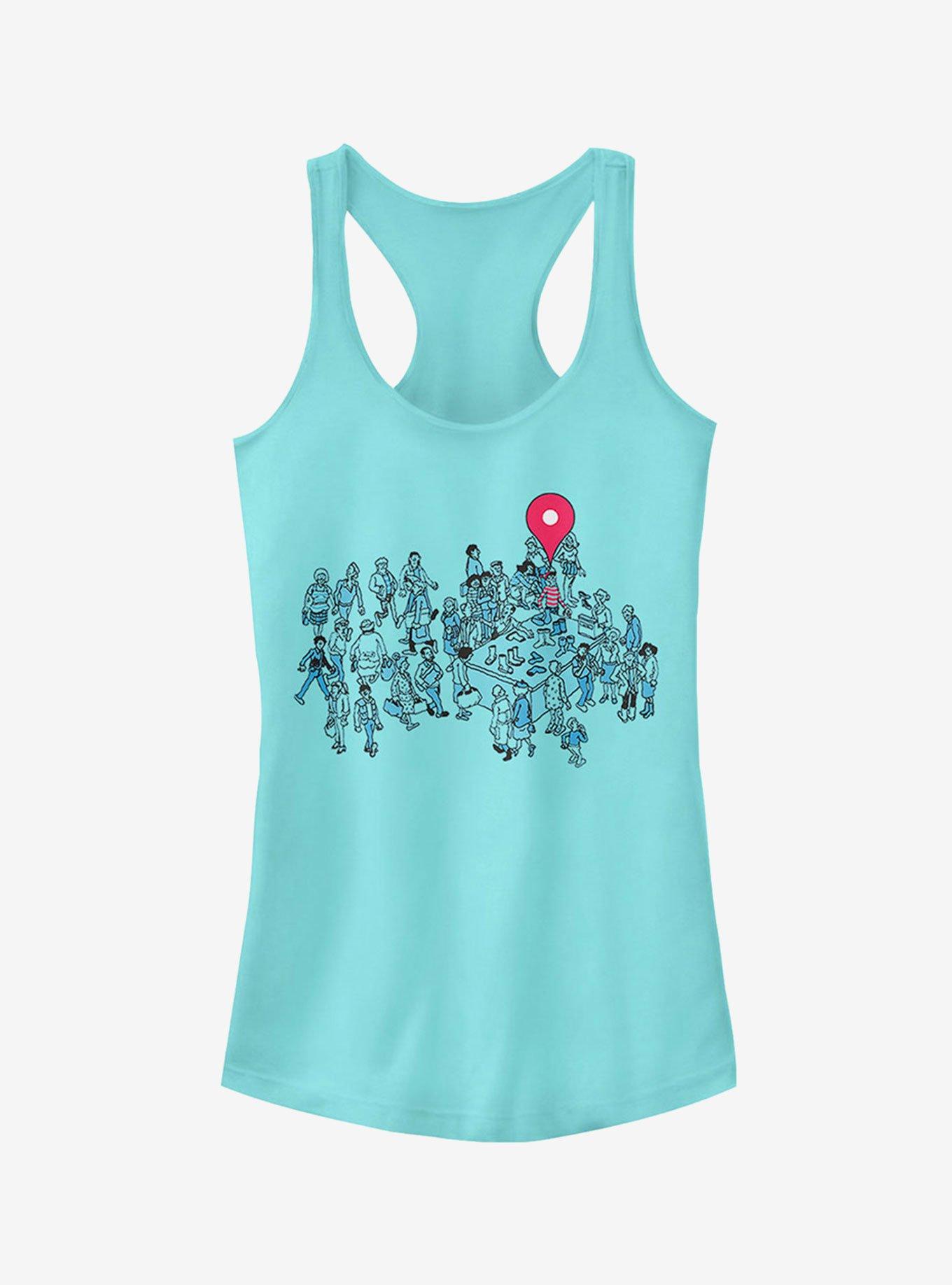Where's Waldo Location Found Girls Tank Top, , hi-res