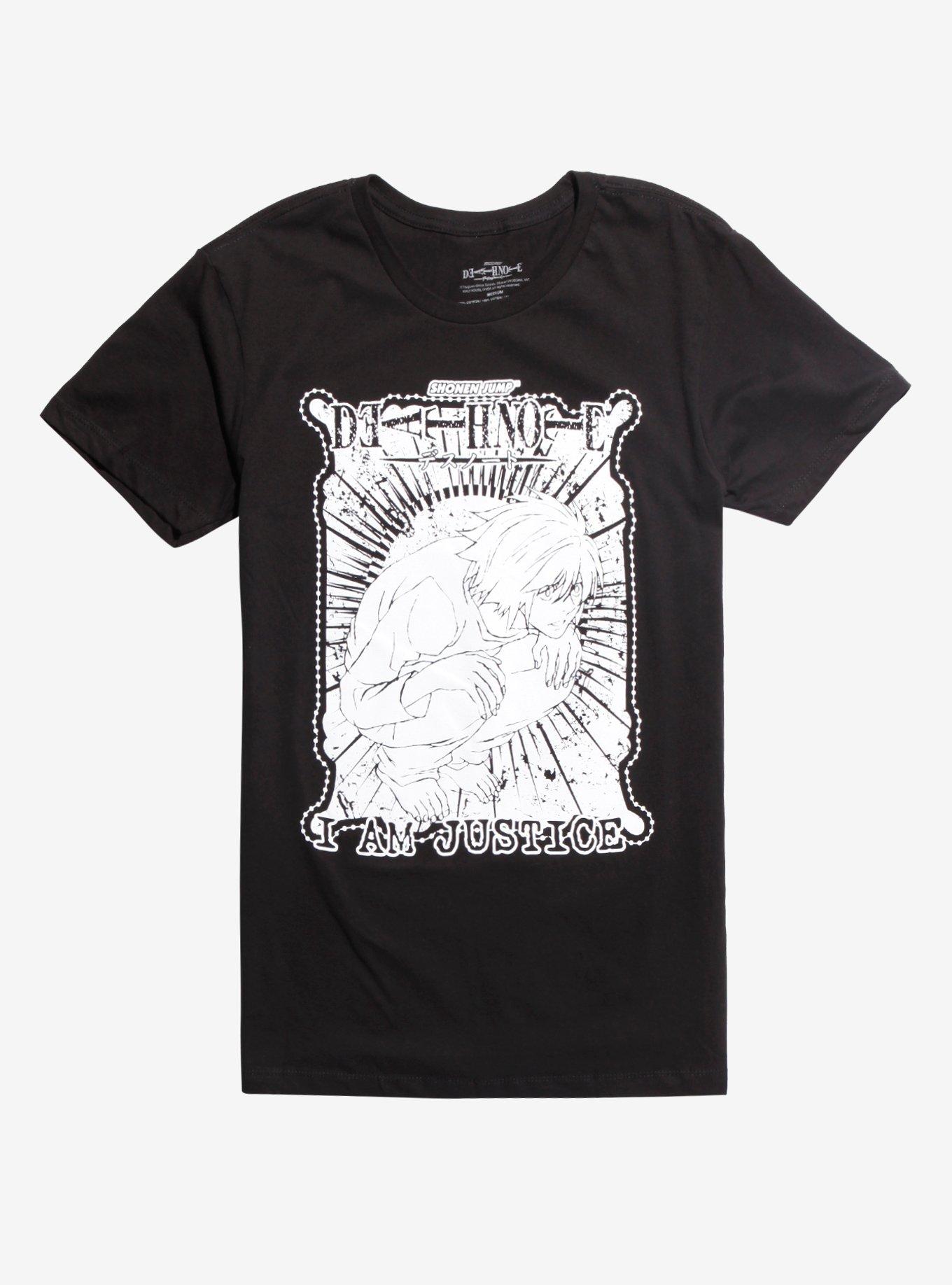 Death Note L I Am Justice T-Shirt | Hot Topic