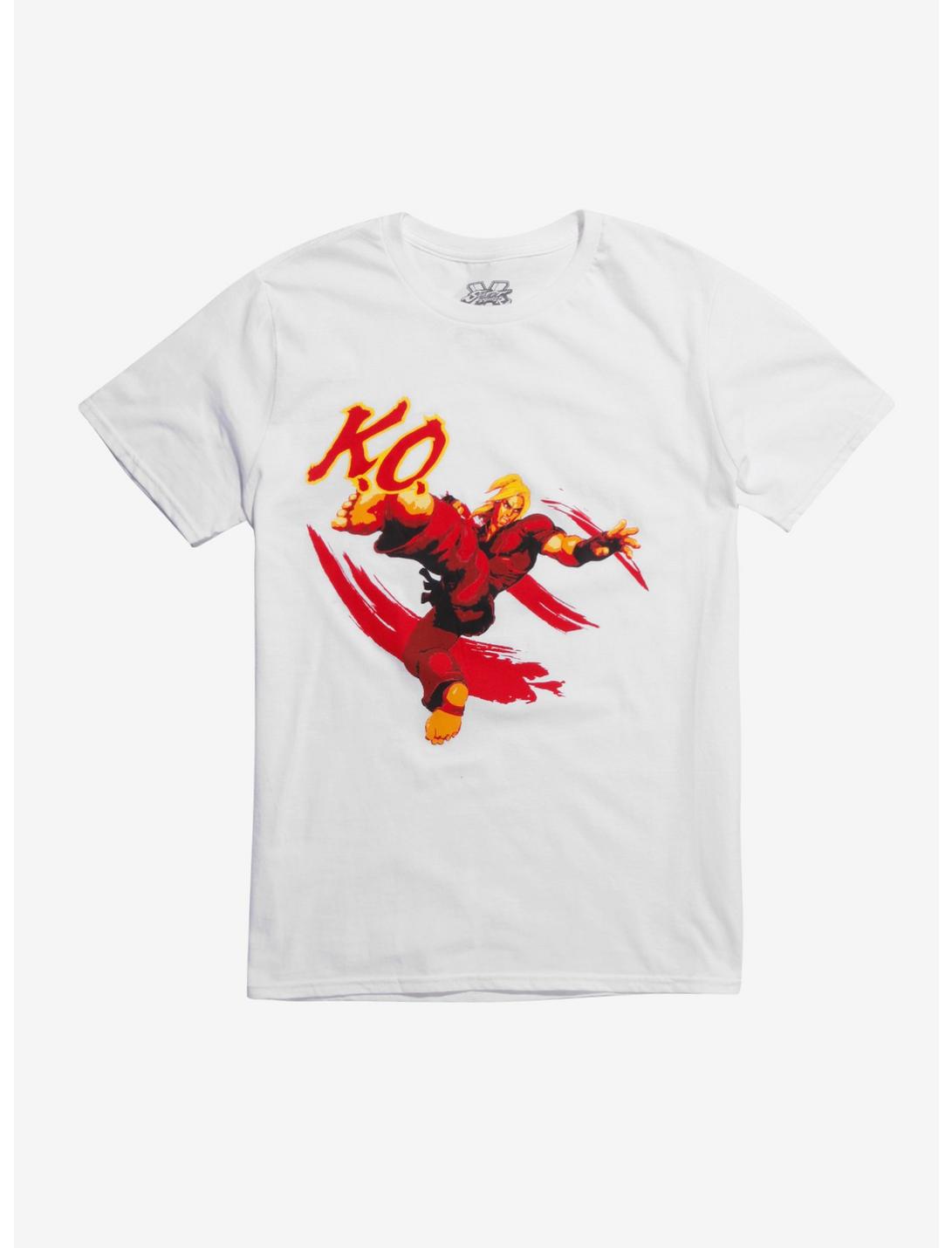 Street Fighter V Ken K.O. T-Shirt, MULTI, hi-res