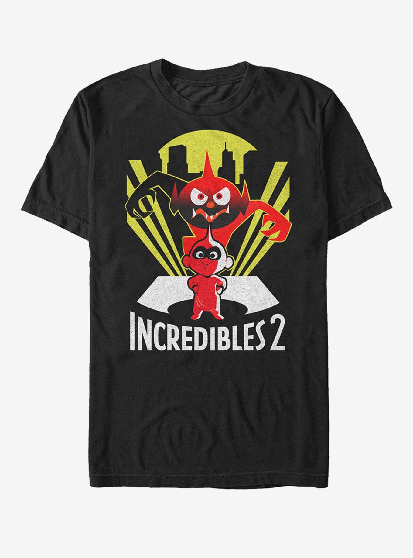 Disney Pixar The Incredibles Jack-Jack Devil Pose T-Shirt, BLACK, hi-res