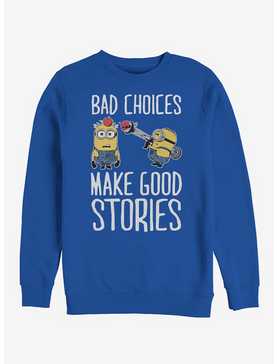 Minion Bad Choices Sweatshirt, , hi-res