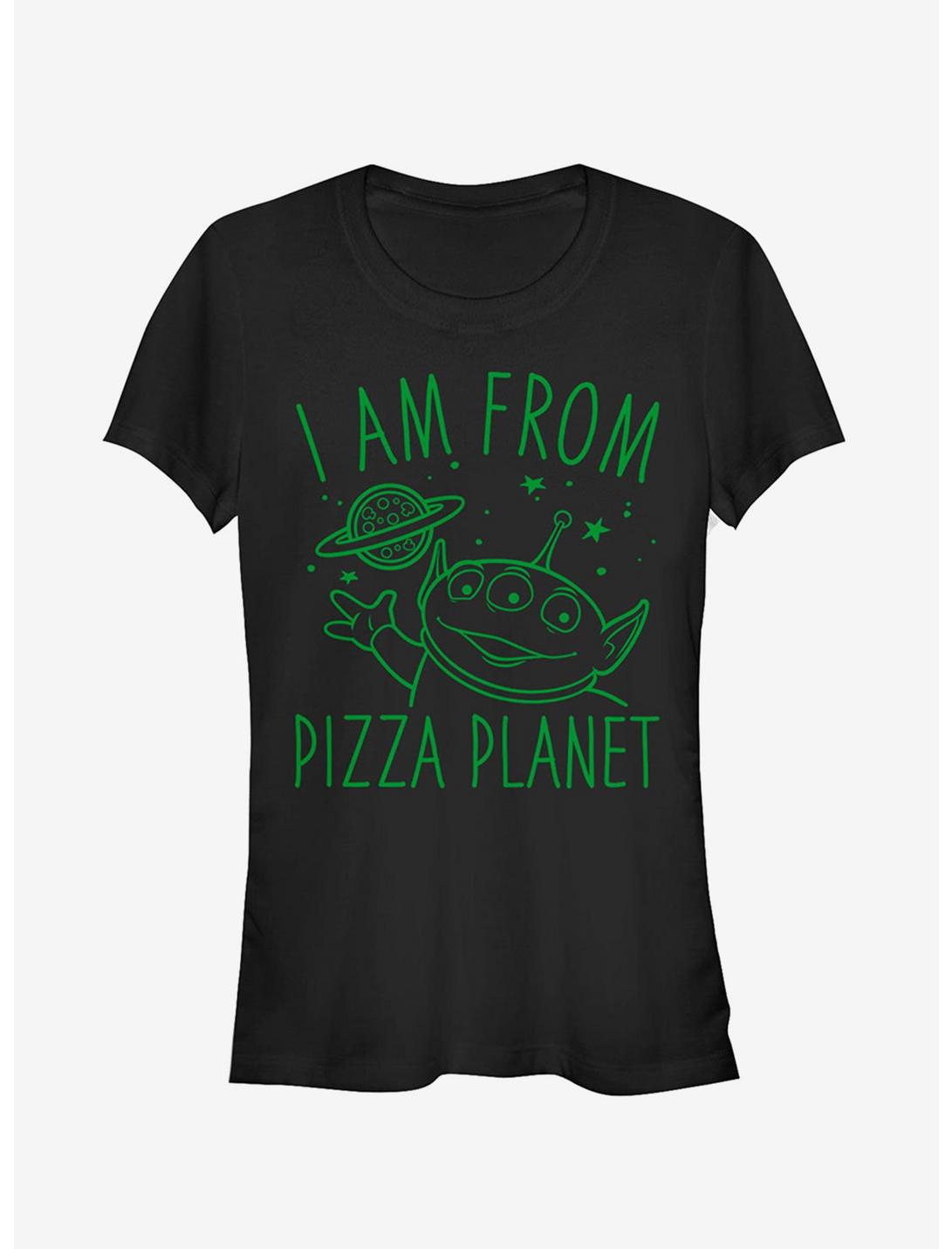 Disney Pixar Toy Story Come in Peace from Pizza Planet Girls T-Shirt, BLACK, hi-res
