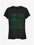 Disney Pixar Toy Story Come in Peace from Pizza Planet Girls T-Shirt, BLACK, hi-res