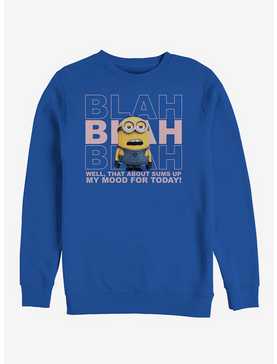 Minion Blah Mood Sweatshirt, , hi-res