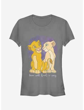 Disney Lion King Cub Love Finds A Way Girls T-Shirt, CHARCOAL, hi-res