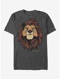 Disney Lion King Noble Decorative Simba T-Shirt, CHAR HTR, hi-res