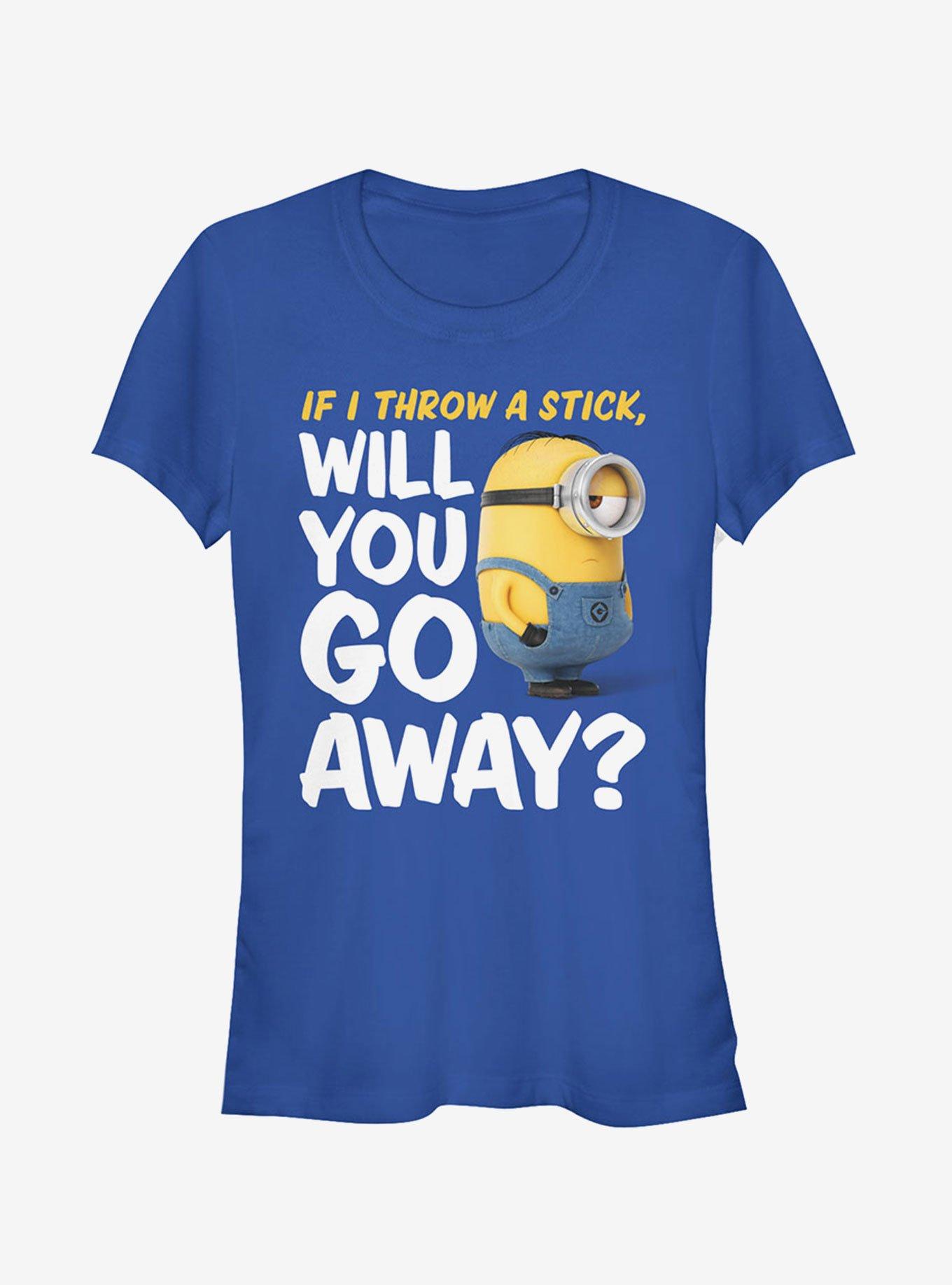 Minion Go Away Girls T-Shirt