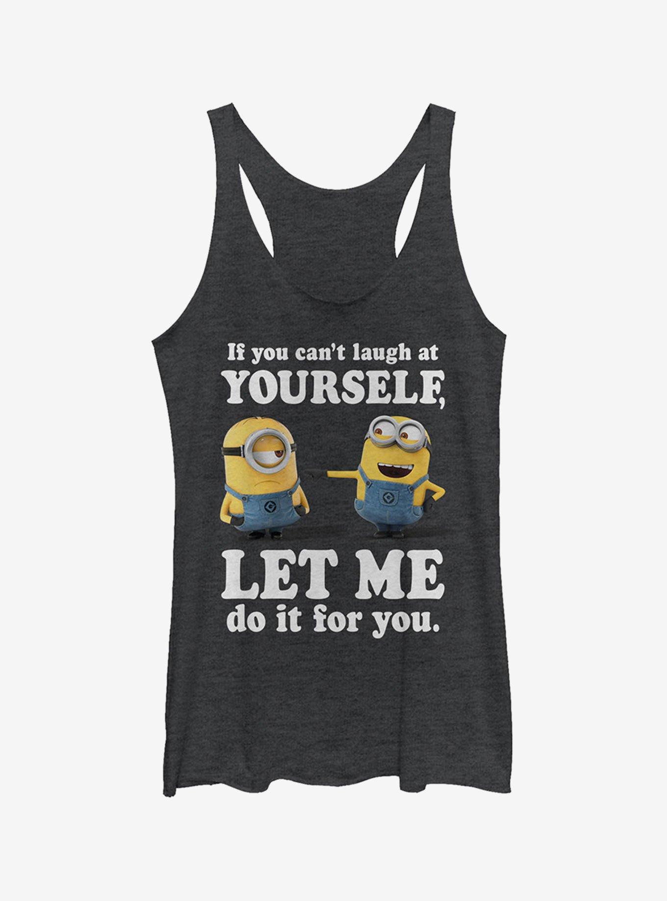 Minion Laugh At You Girls Tank Top, , hi-res