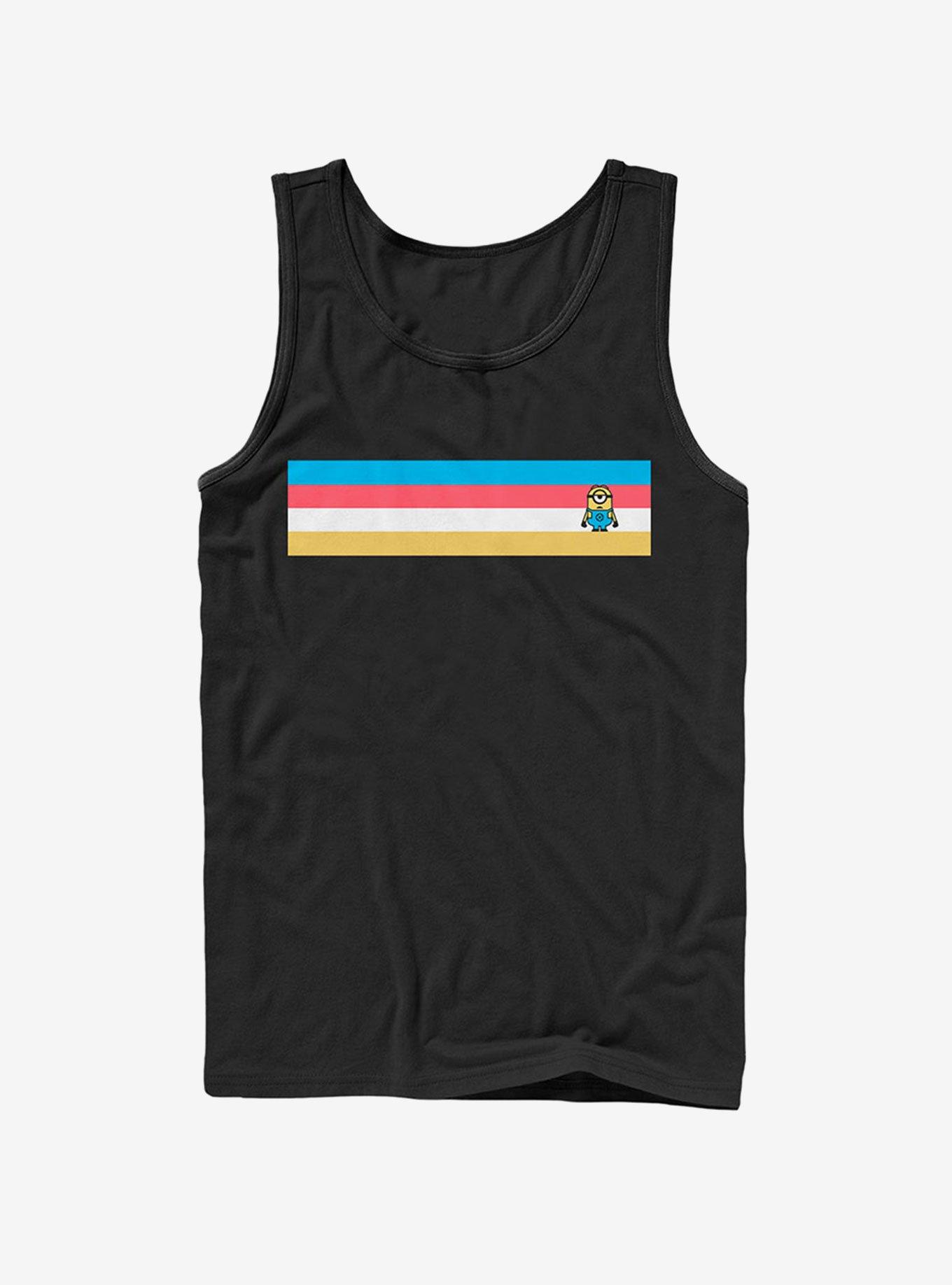Minion Retro Stripe Tank Top, , hi-res