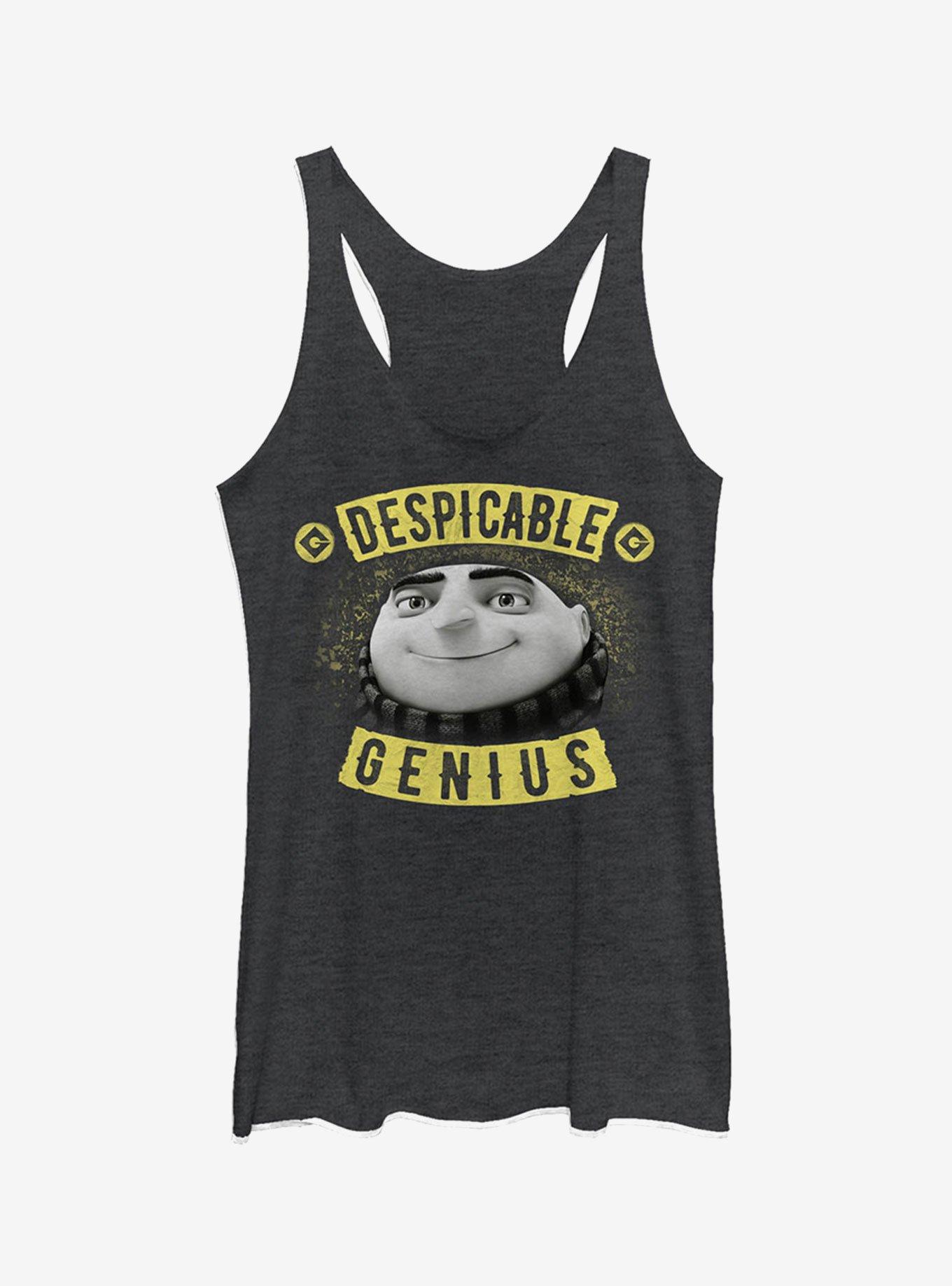 Minion Evil Genius Gru Banner Girls Tank Top
