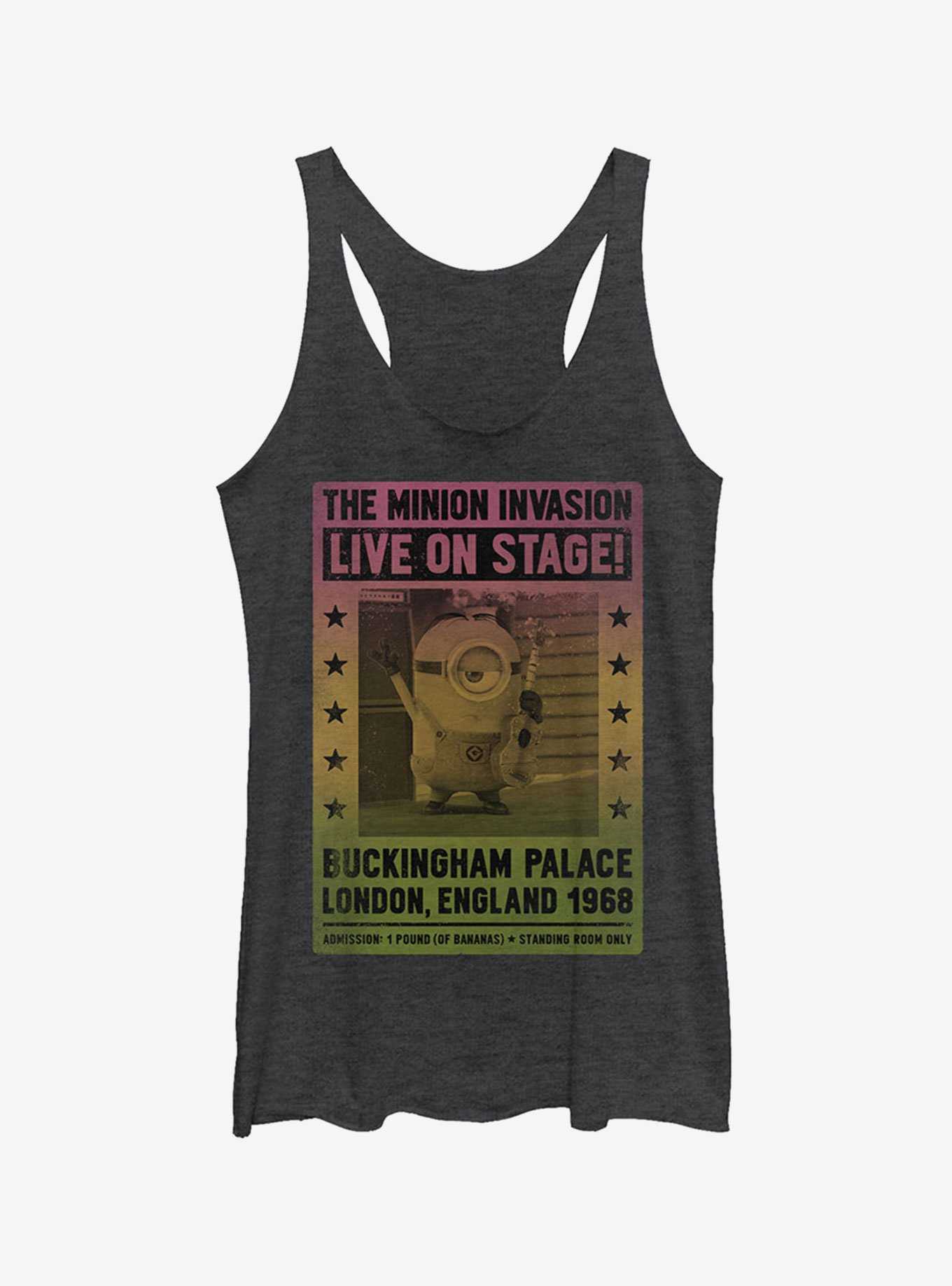Minion Live on Stage Poster Girls Tank Top, , hi-res
