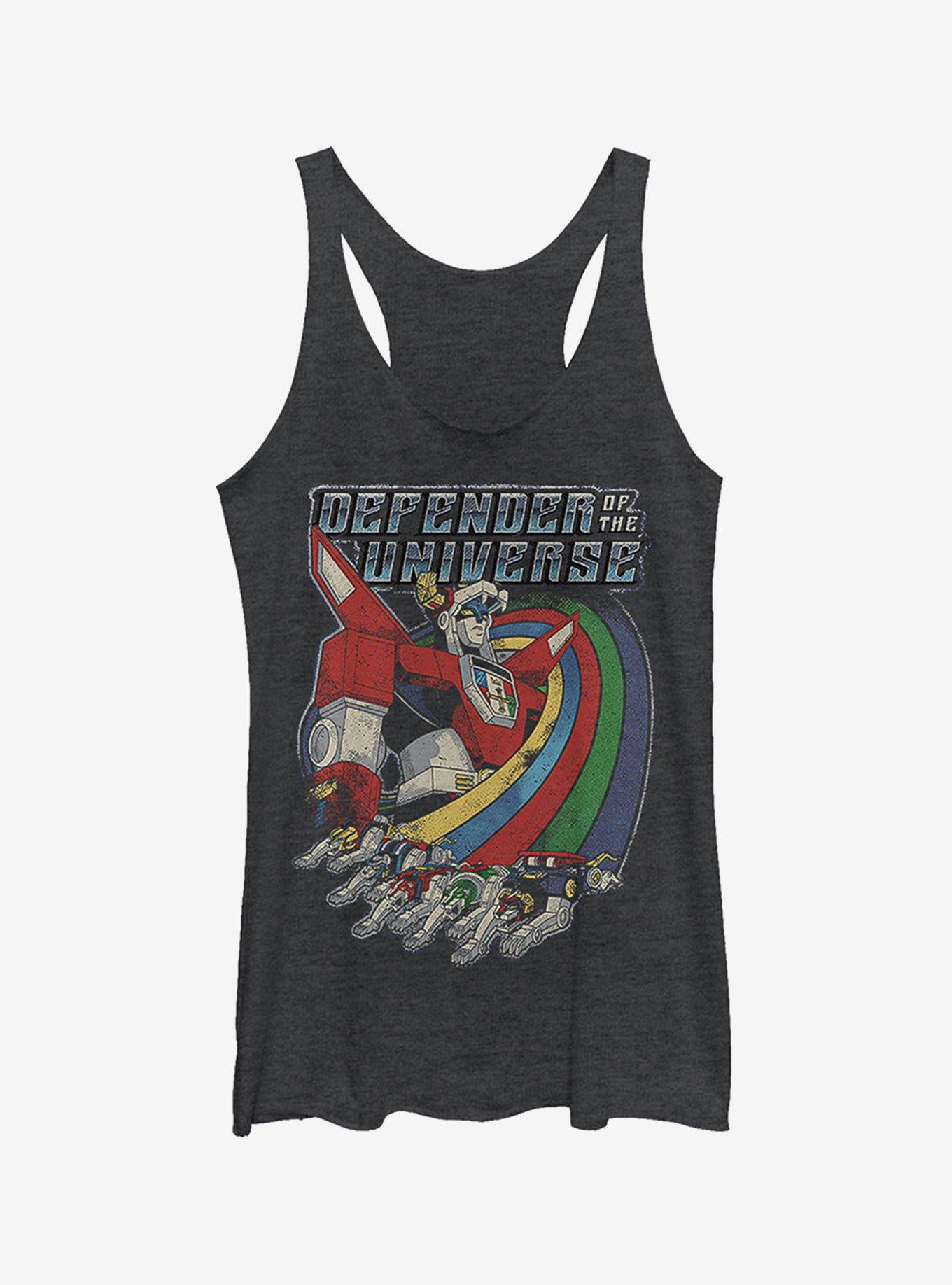 Voltron Retro Rainbow Lions Girls Tank Top