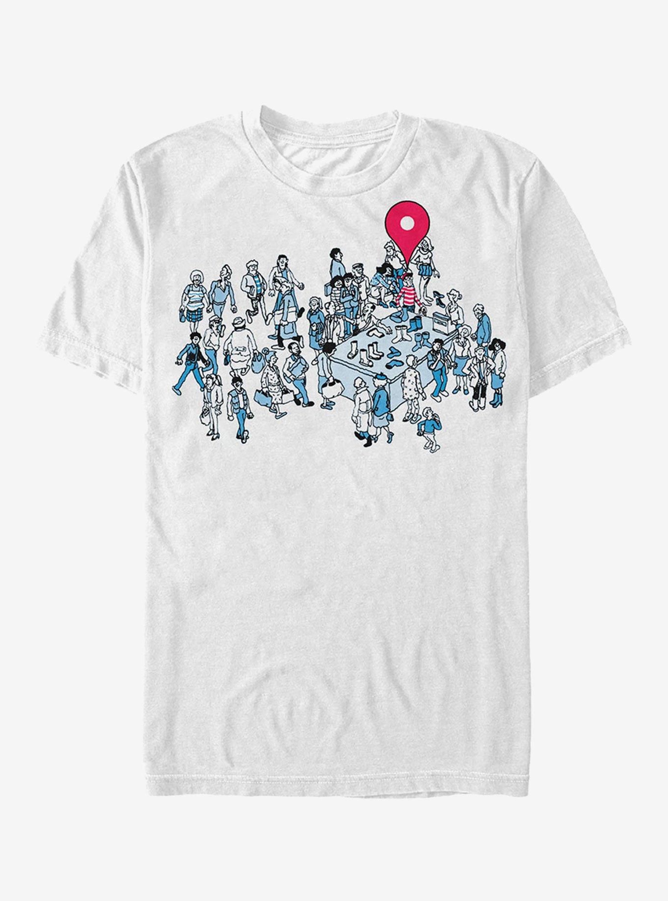 Where's Waldo Location Found T-Shirt, WHITE, hi-res