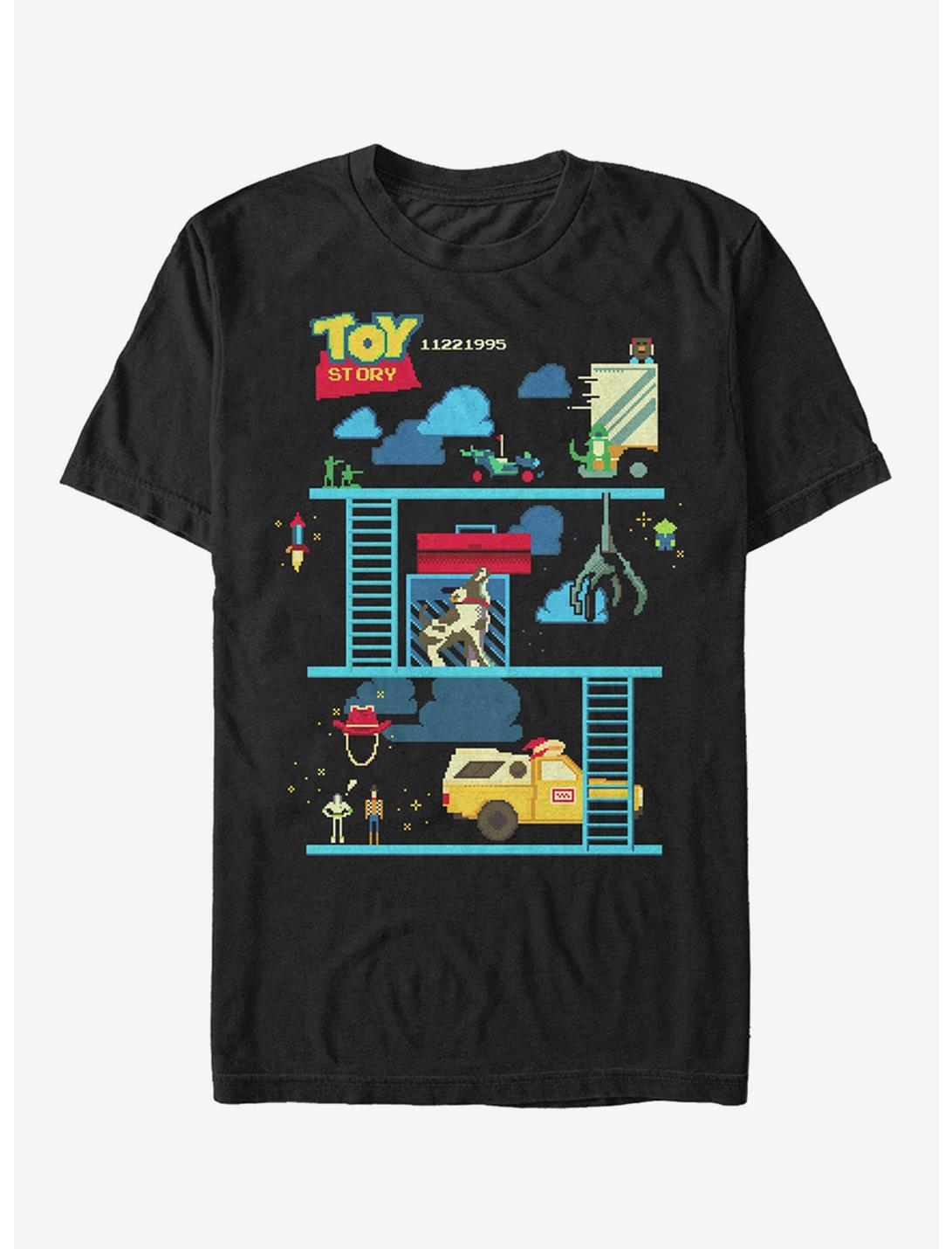 Disney Pixar Toy Story Video Game High Score T-Shirt, BLACK, hi-res