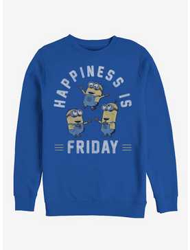 Minion Happiness is Friday Sweatshirt, , hi-res