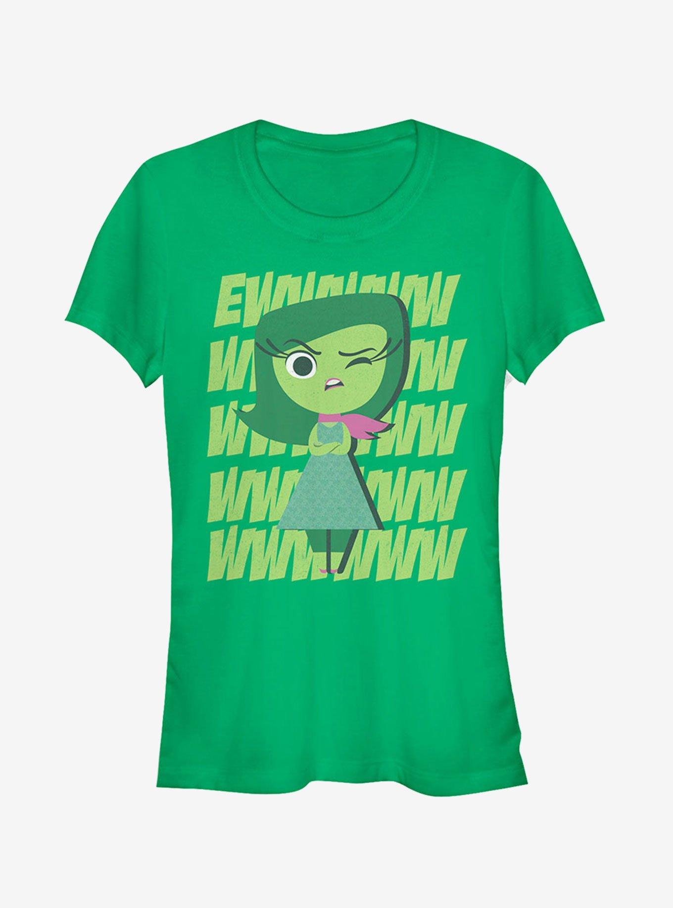 Disney Pixar Inside Out Disgust Ew Girls T-Shirt