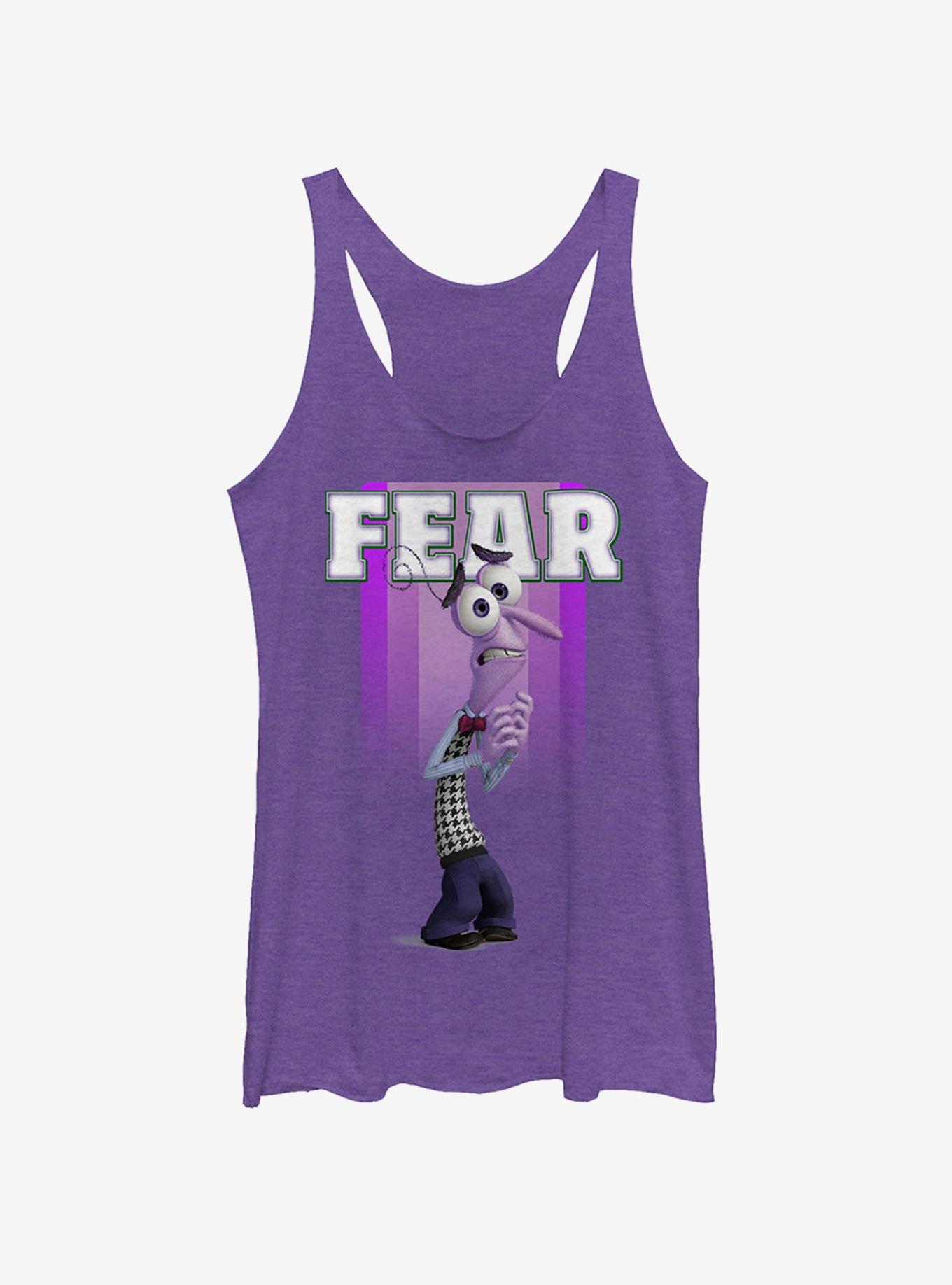 Disney Pixar Inside Out Fear Portrait Girls Tank Top