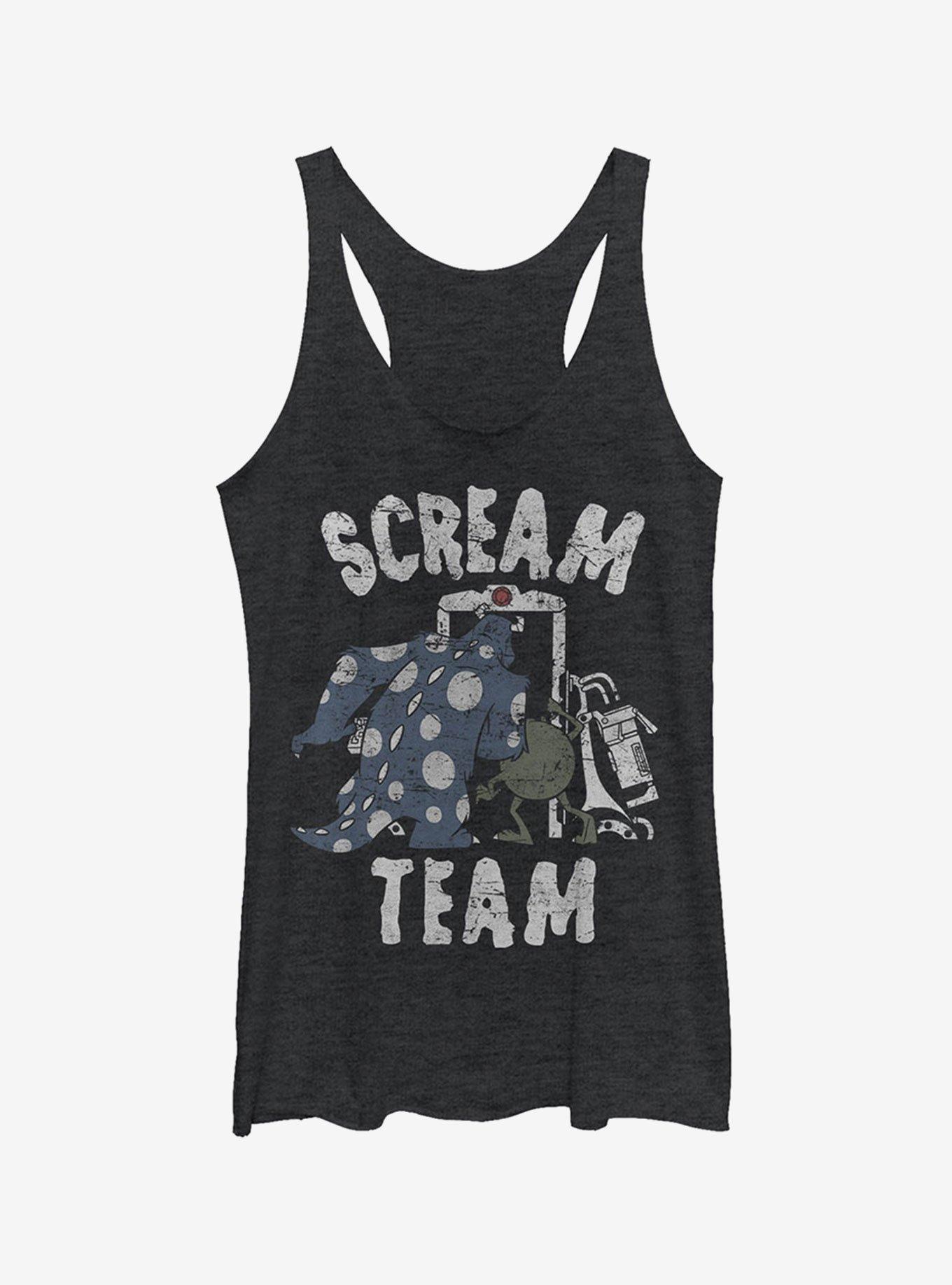 Disney Pixar Monsters Inc Scream Team Girls Tank Top - BLACK | Hot Topic