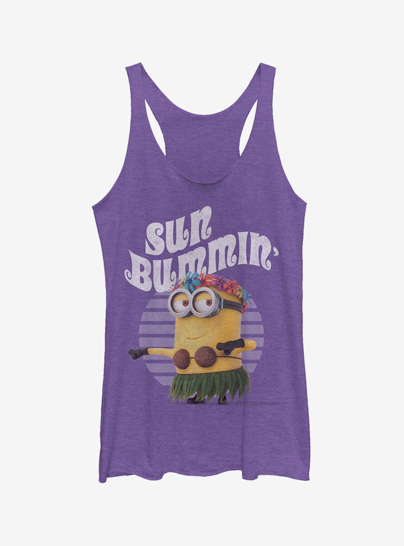 Minion Sun Bummin' Hula Girls Tank Top