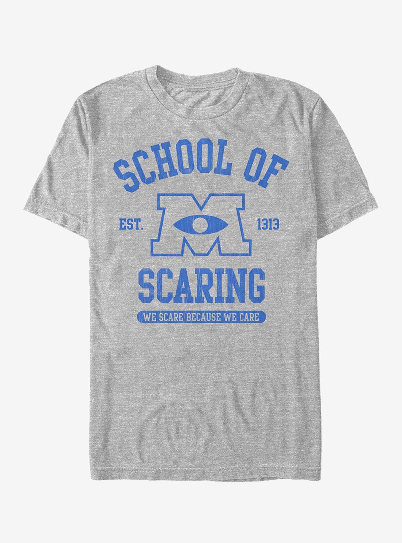 Disney Pixar Monsters Inc School of Scaring T-Shirt, ATH HTR, hi-res