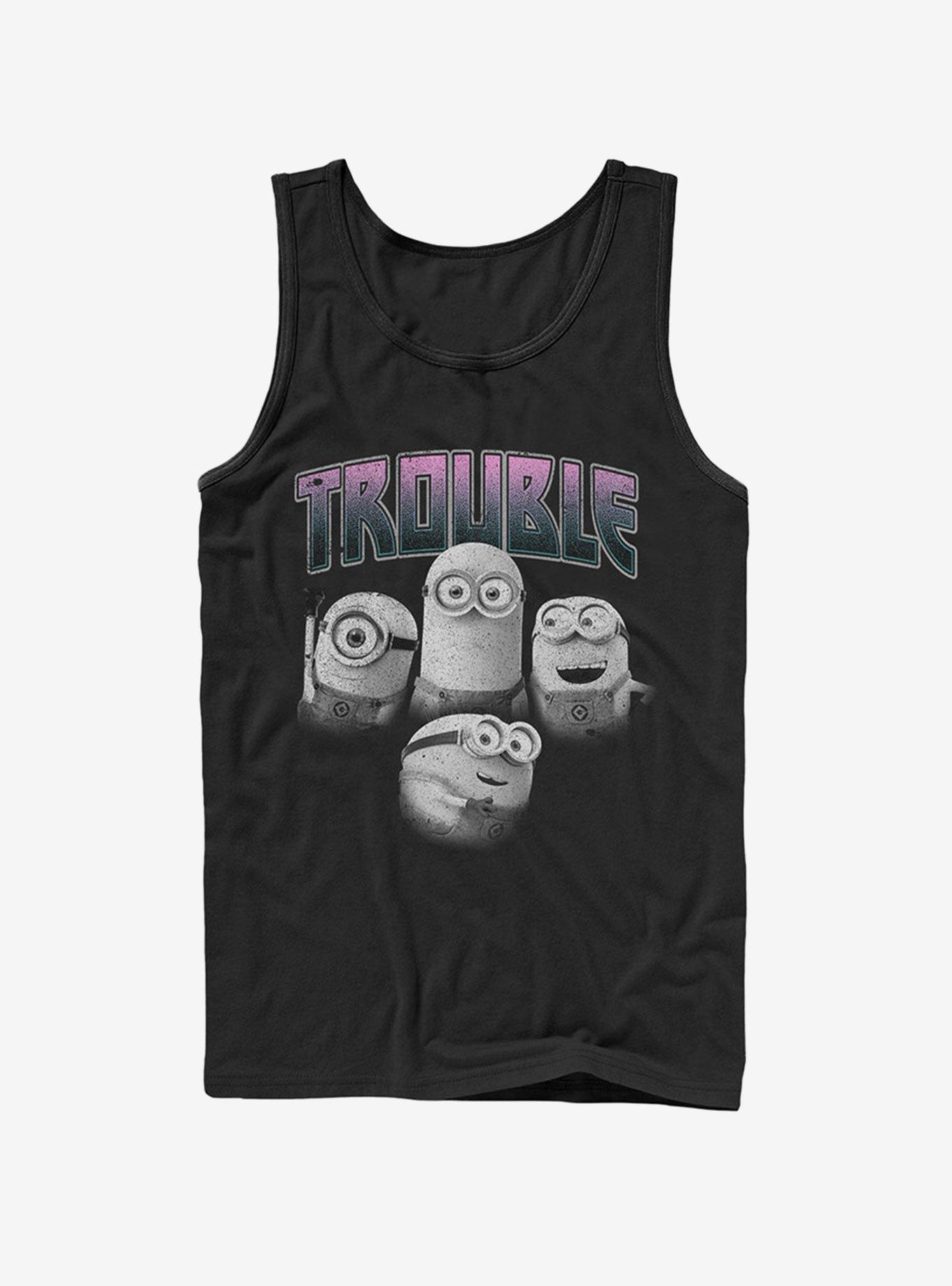 Minion Trouble Friends Tank Top, , hi-res