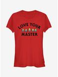 Minion Love Master Girls T-Shirt, RED, hi-res