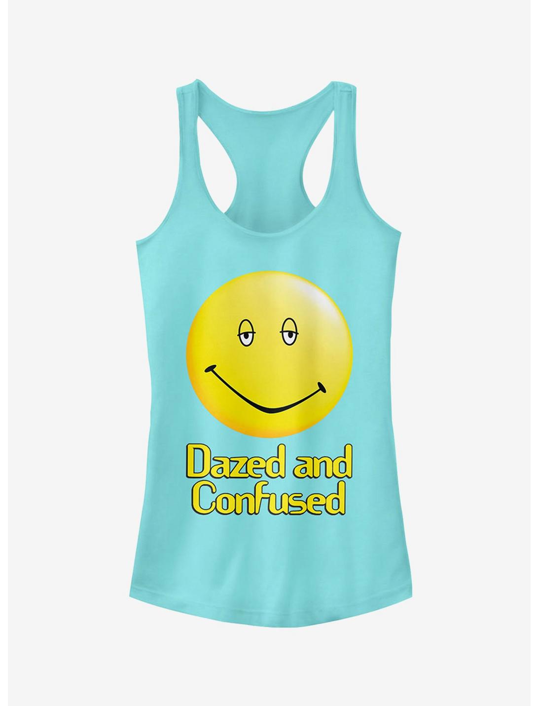 Dazed and Confused Big Smile Face Logo Girls Tank Top, CANCUN, hi-res