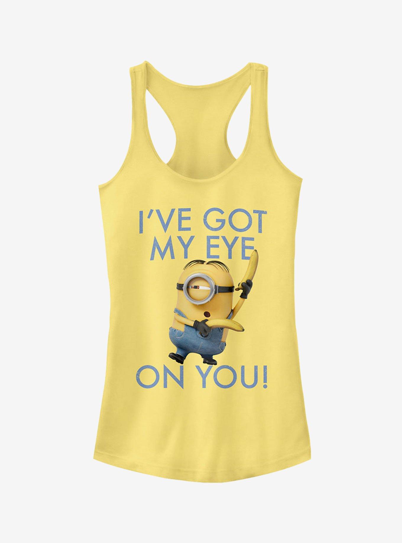 Minion Eye on You Girls Tank Top, BANANA, hi-res