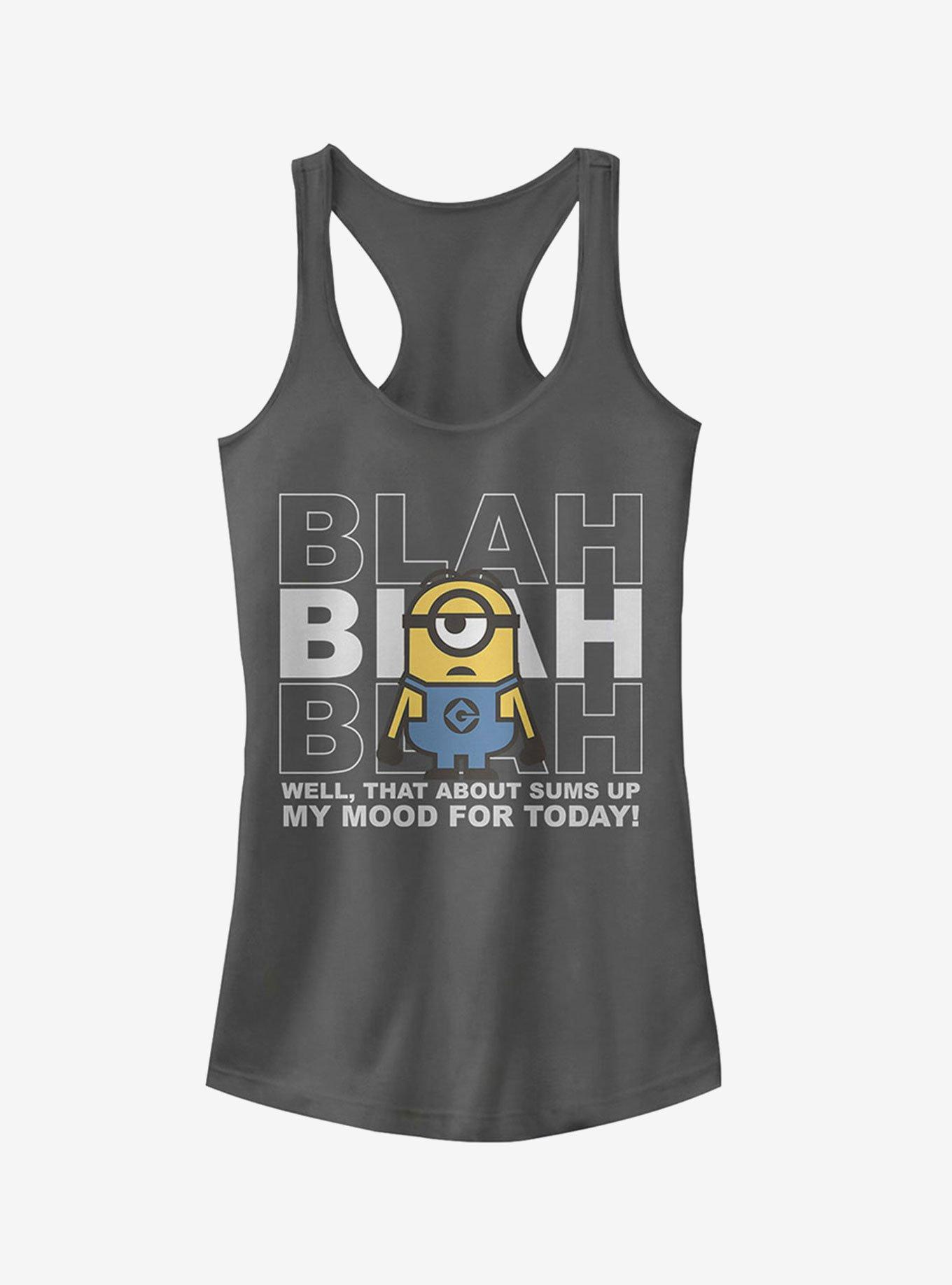 Minion Blah Mood Today Girls Tank Top, , hi-res