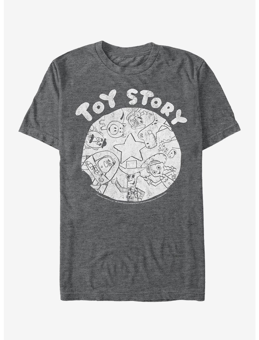 Disney Pixar Toy Story Andy's Toys T-Shirt, CHAR HTR, hi-res