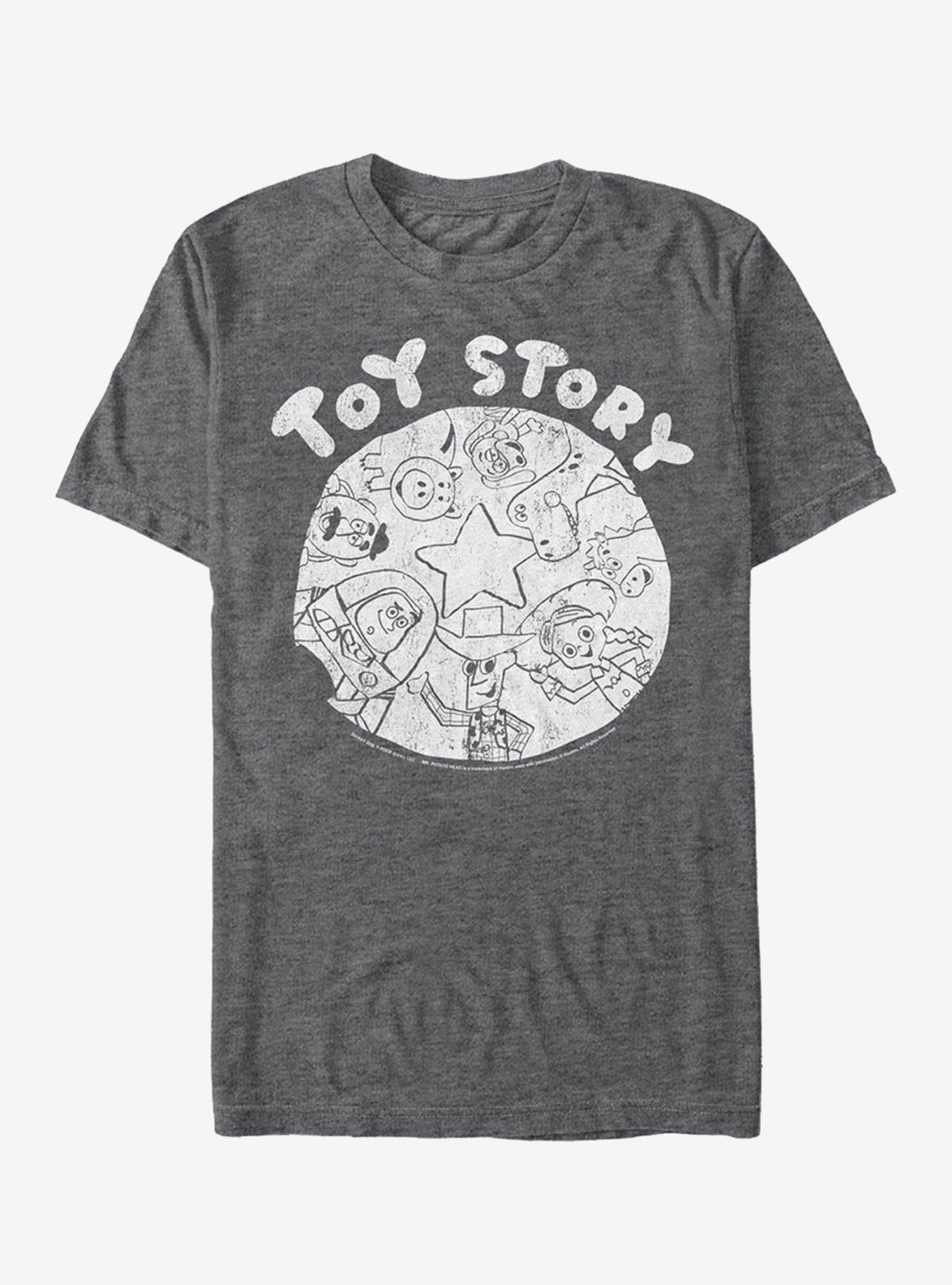 Disney Pixar Toy Story Andy's Toys T-Shirt, CHAR HTR, hi-res