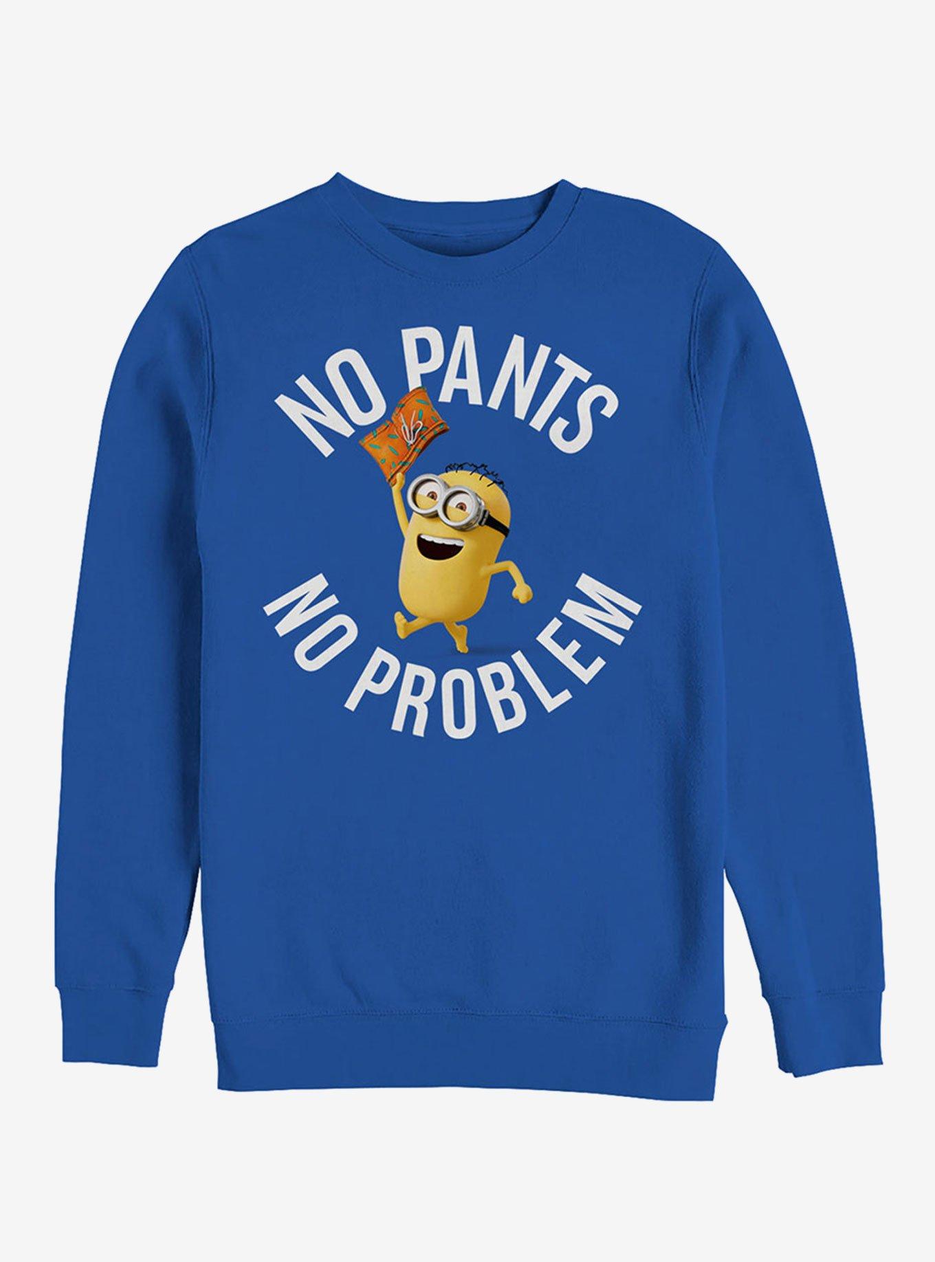 Minion No Pants Party Sweatshirt, , hi-res