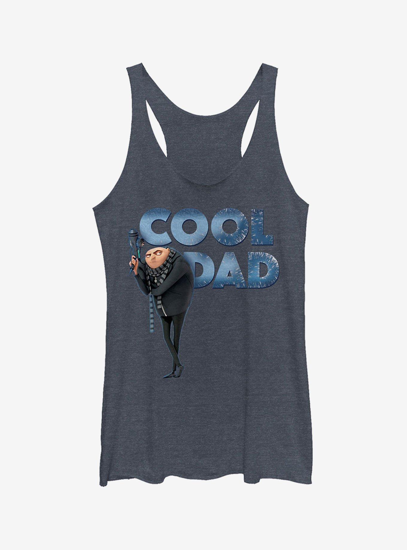 Minion Gru Cool Dad Girls Tank Top, NAVY HTR, hi-res