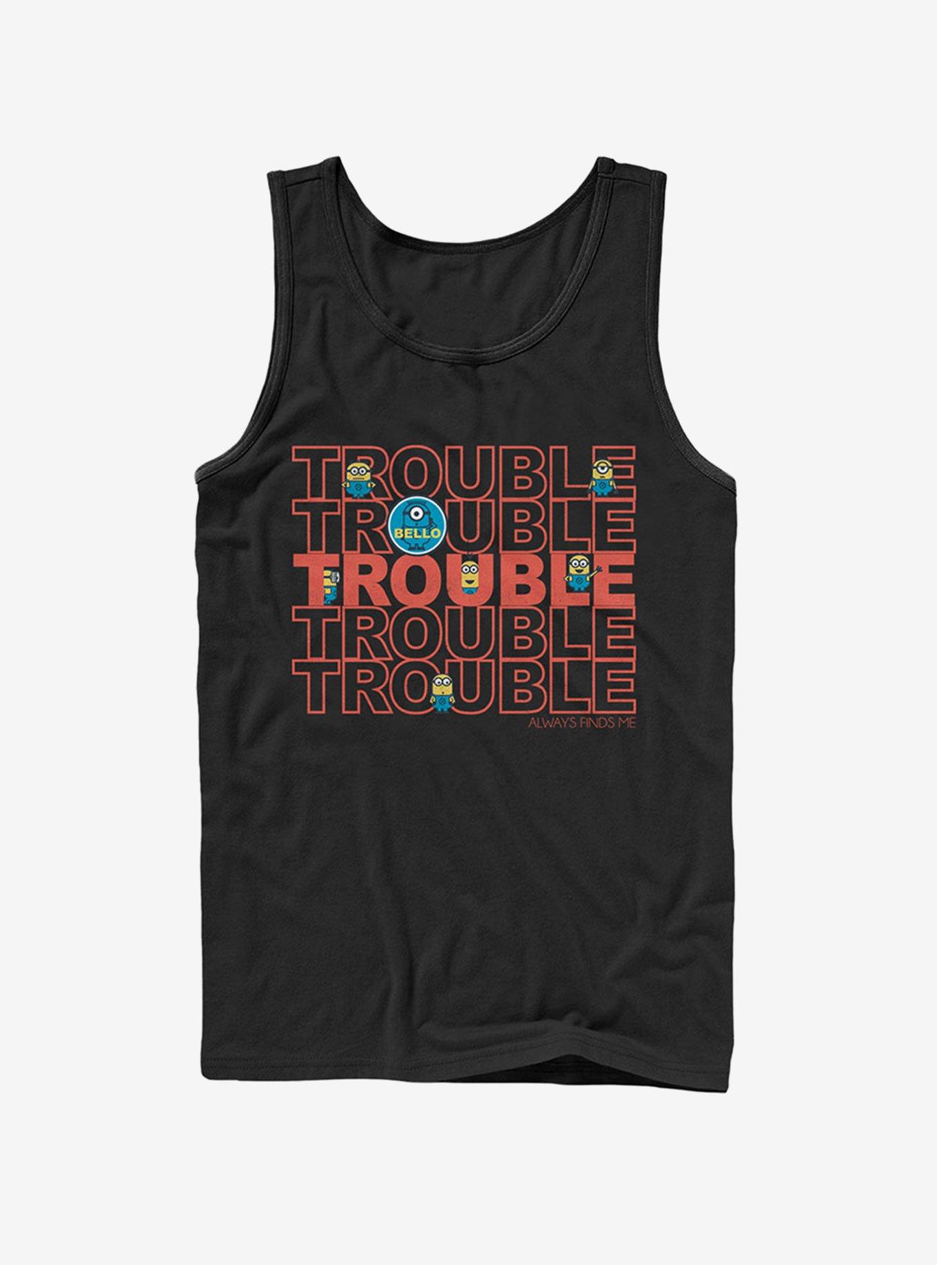 Minion Trouble Tank Top, , hi-res