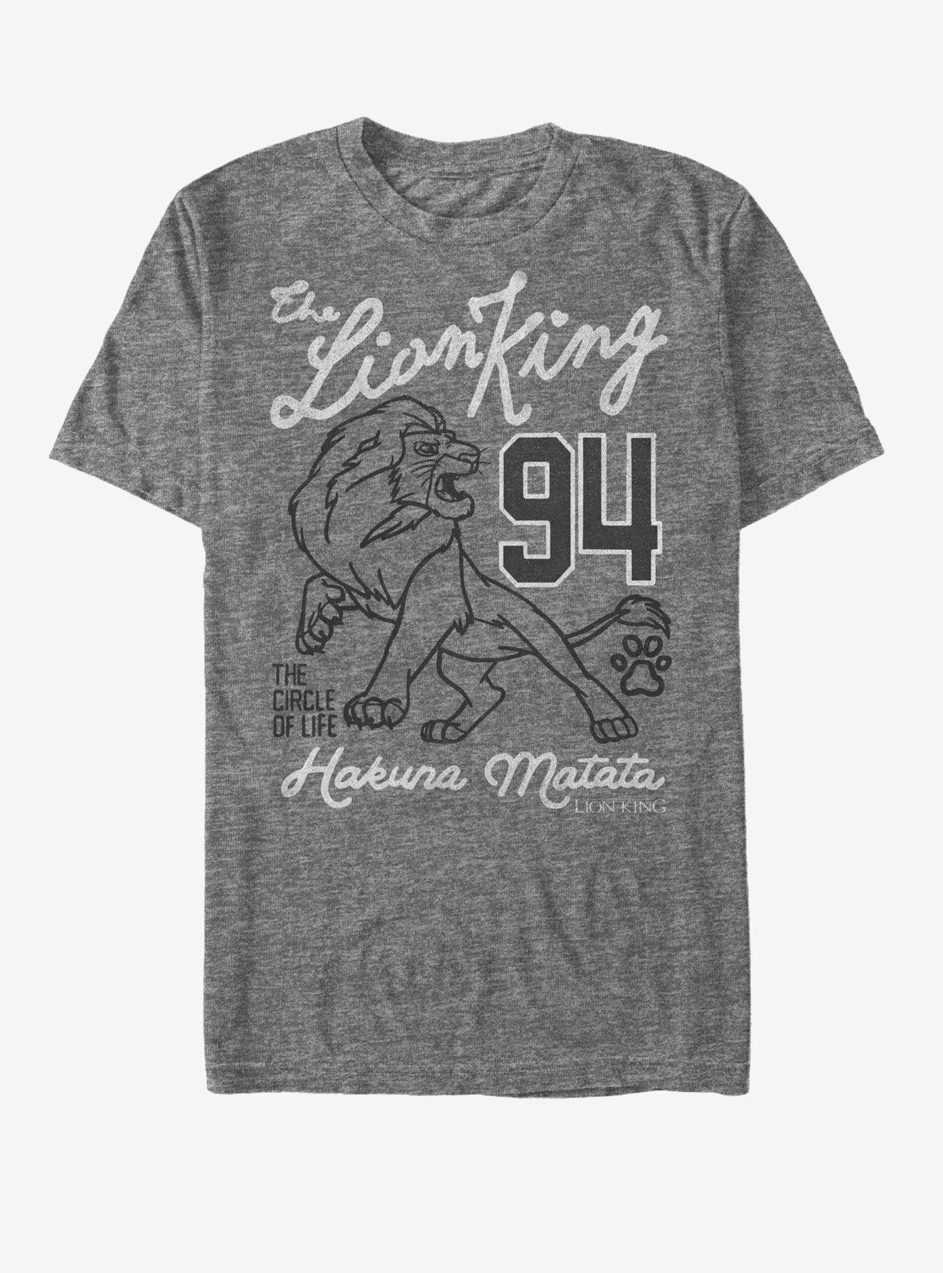 Disney Lion King Simba Athletic Print T-Shirt
