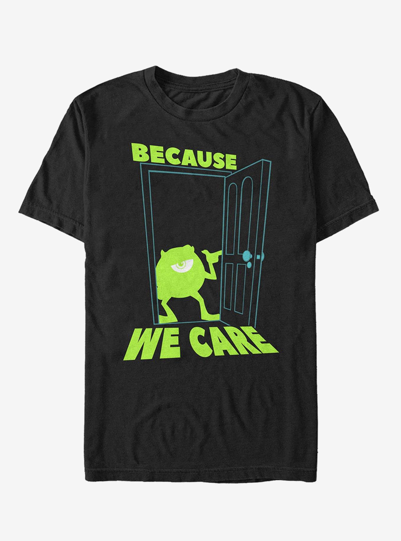 Disney Pixar Monsters Inc Mike Cares Doorway T-Shirt, , hi-res